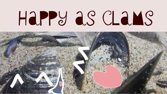 happy as clams